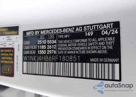 2024 Mercedes-Benz Glc 300 4Matic Coupe z USA, uszkodzony, nr VIN W1NKJ4HB6RF180851